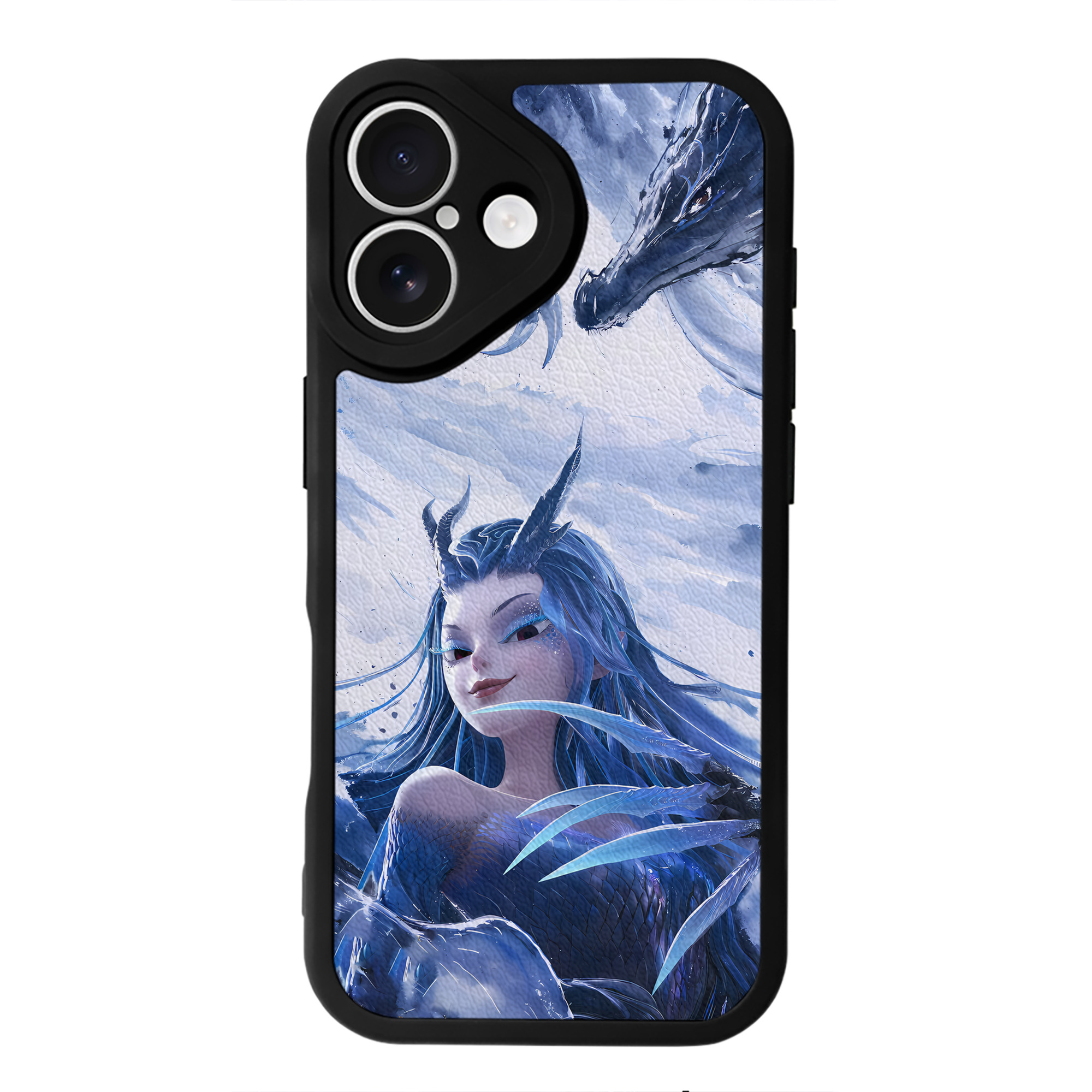 （画像用） Ne Zha 2 ナタ 魔童の大暴れ 【iPhone 16シリーズ対応】シリコンスマホケース（レザー調） 材質：シリコン